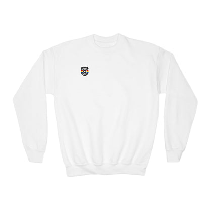 Youth Crewneck Sweatshirt - Cute Logo Design, Cozy Kids Apparel for Everyday Wear, Gifts for Birthdays, Holidays
