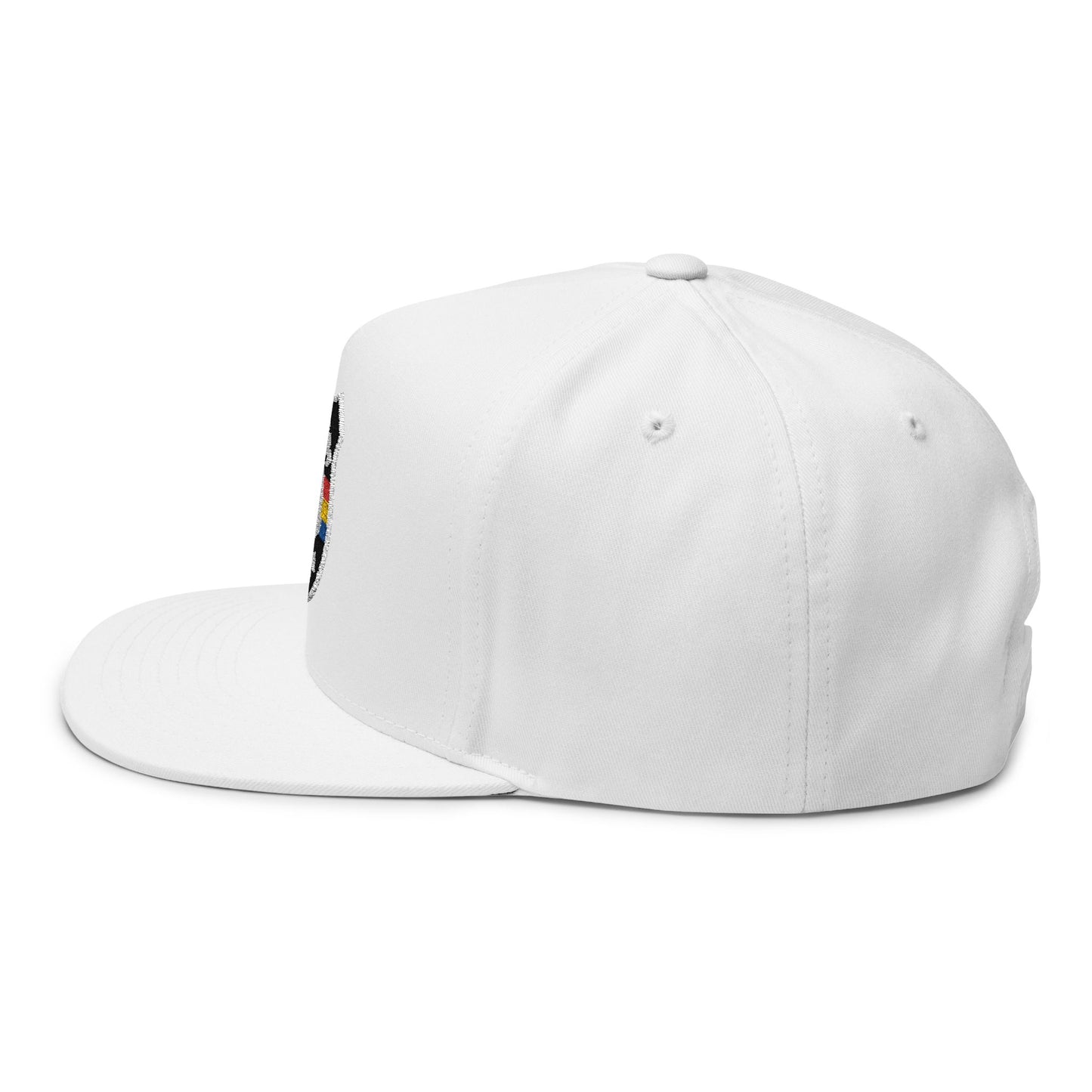 Flat Bill Cap, Baseball Hat (Embroidery)