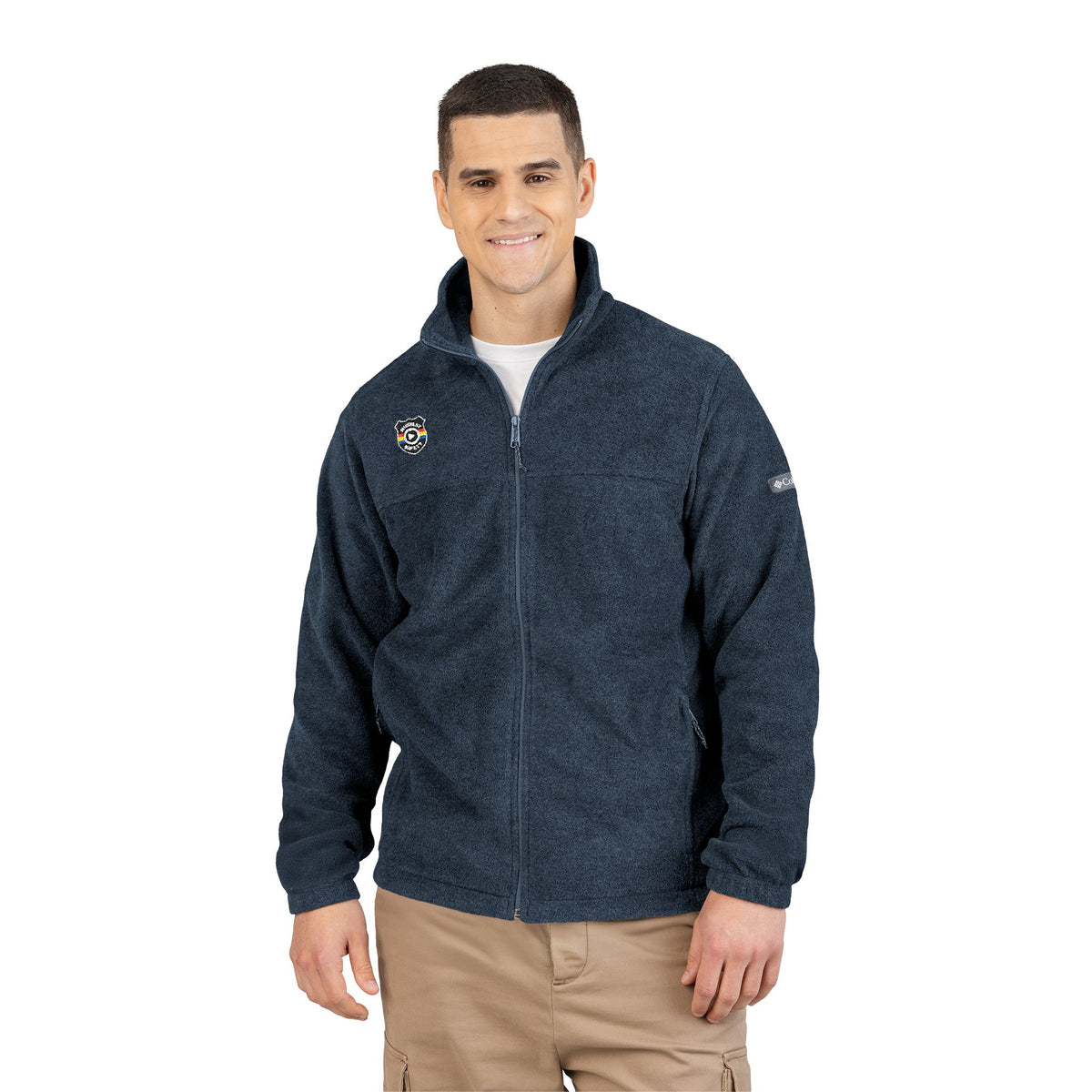 Unisex Columbia Fleece Jacket with Custom Embroidery - Cozy and Stylish Outerwear for All Seasons
