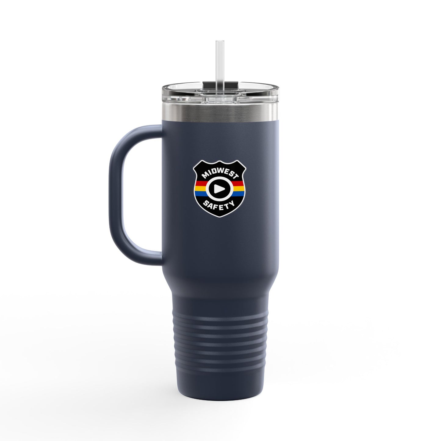 Midwest Safety Insulated Travel Mug - 40oz, Reusable Coffee Cup, Outdoor Adventure Tumbler, Gift for Him/Her, Eco-Friendly Drinkware