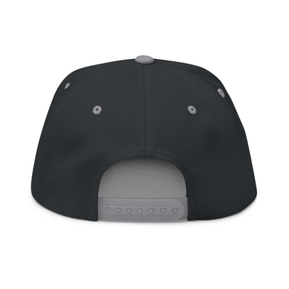 Flat Bill Cap, Baseball Hat (Embroidery)