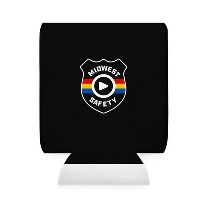 Midwest Safety Can Cooler Sleeve - Black - Perfect for Outdoor Events & Celebrations