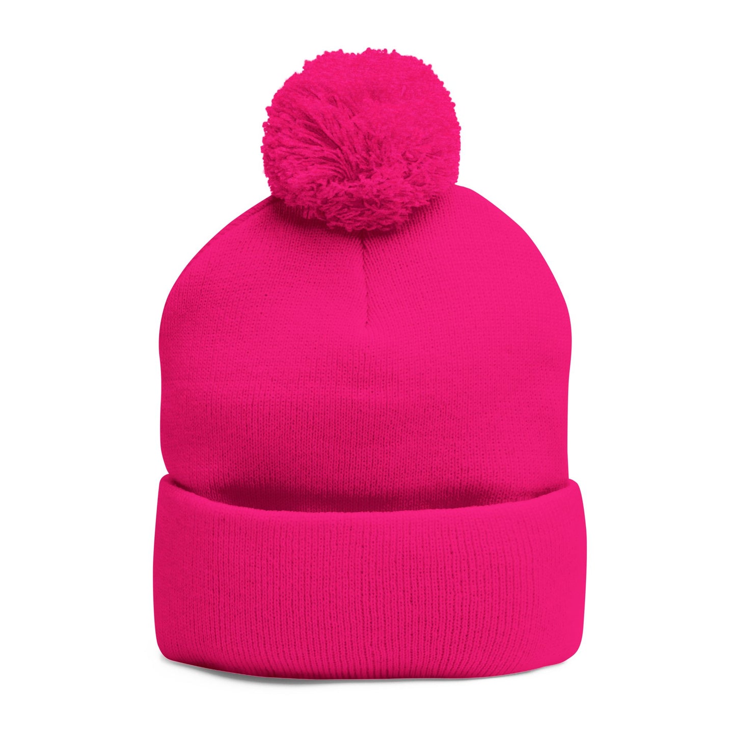 Cozy Pom-Pom Knit Cap - Stylish Winter Beanie, Holiday Gift, Warm Hat for Outdoor Activities, Beanie with Custom Embroidery
