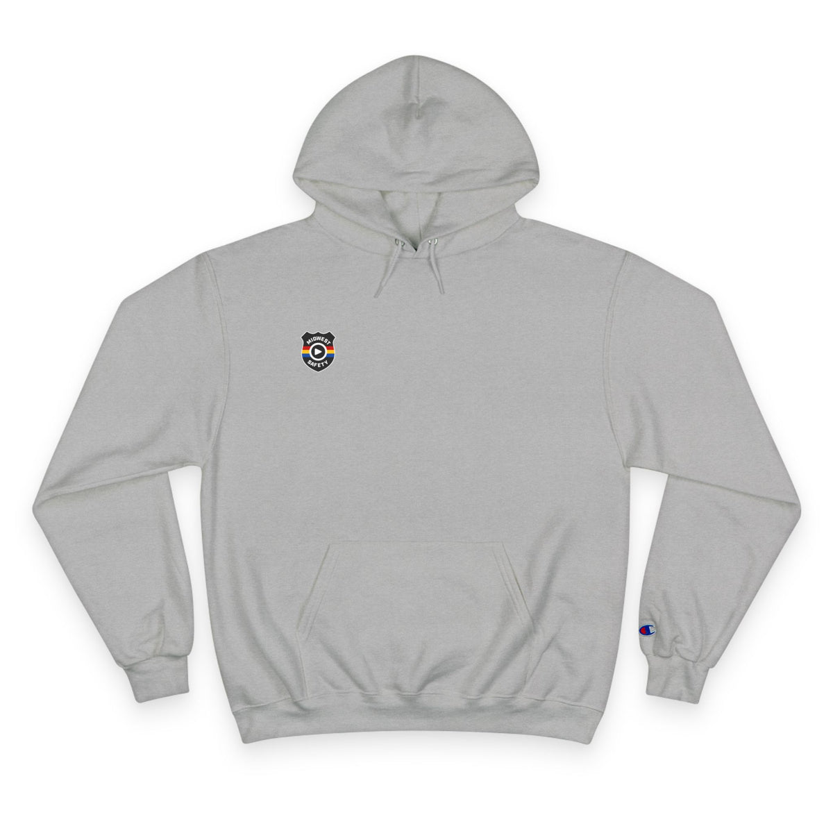 Champion Hoodie - Minimal Chest Patch Logo Pullover