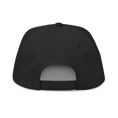 Flat Bill Cap, Baseball Hat (Embroidery)