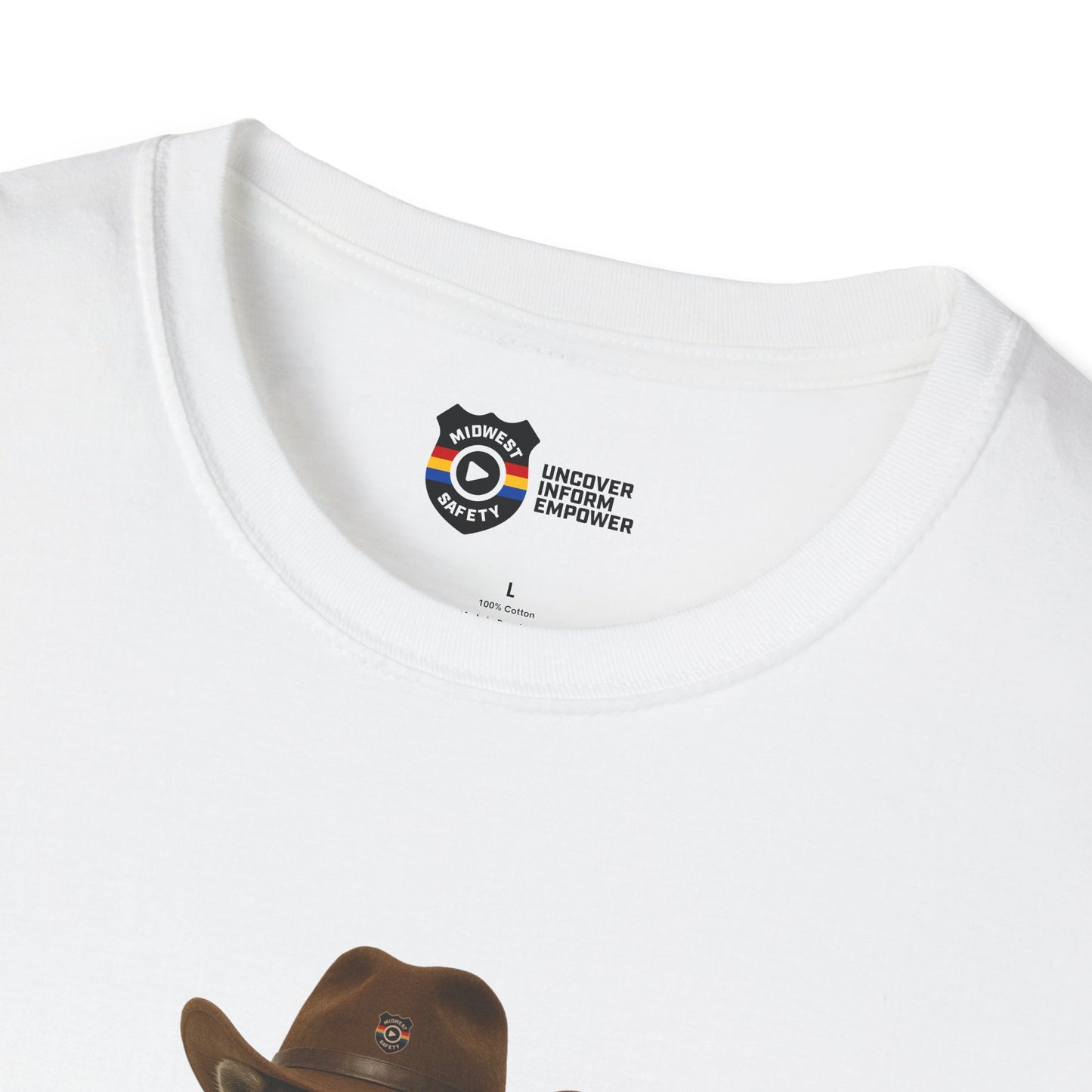 Got Too Wild Raccoon Cowboy Unisex Softstyle T-Shirt