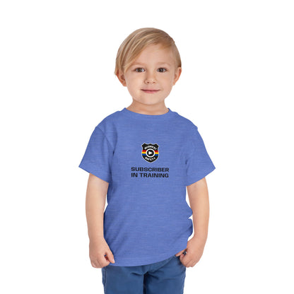 “Subscriber in Training” Adorable Toddler T-Shirt with Funny Design
