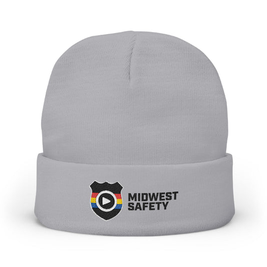 Knit Beanie (Embroidery) Horizontal Midwest Safety Logo