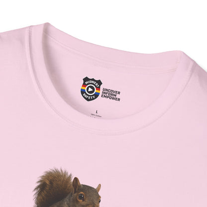 Got Too Nutty Unisex Softstyle Police Silly T-Shirt - Fun & Quirky Graphic Tee