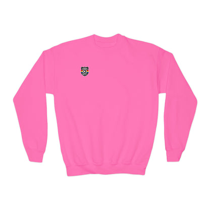 Youth Crewneck Sweatshirt - Cute Logo Design, Cozy Kids Apparel for Everyday Wear, Gifts for Birthdays, Holidays