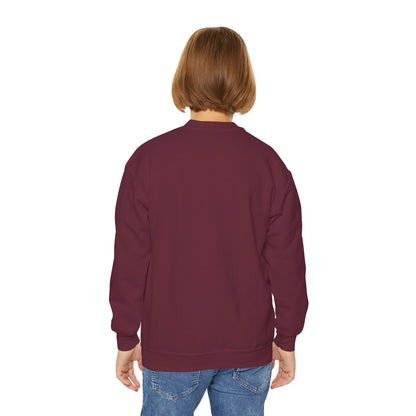 Youth Crewneck Sweatshirt - Cute Logo Design, Cozy Kids Apparel for Everyday Wear, Gifts for Birthdays, Holidays