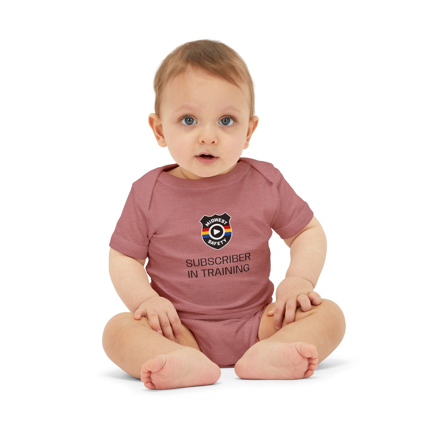 Funny Infant Jersey One Piece - 'Subscriber in Training' Baby Bodysuit