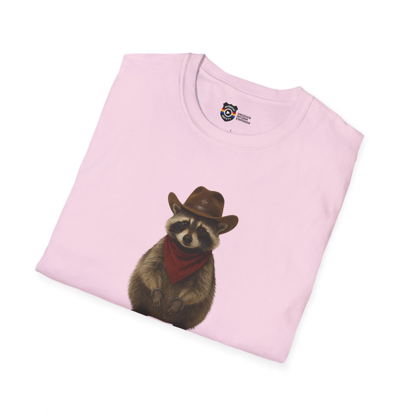 Got Too Wild Raccoon Cowboy Unisex Softstyle T-Shirt