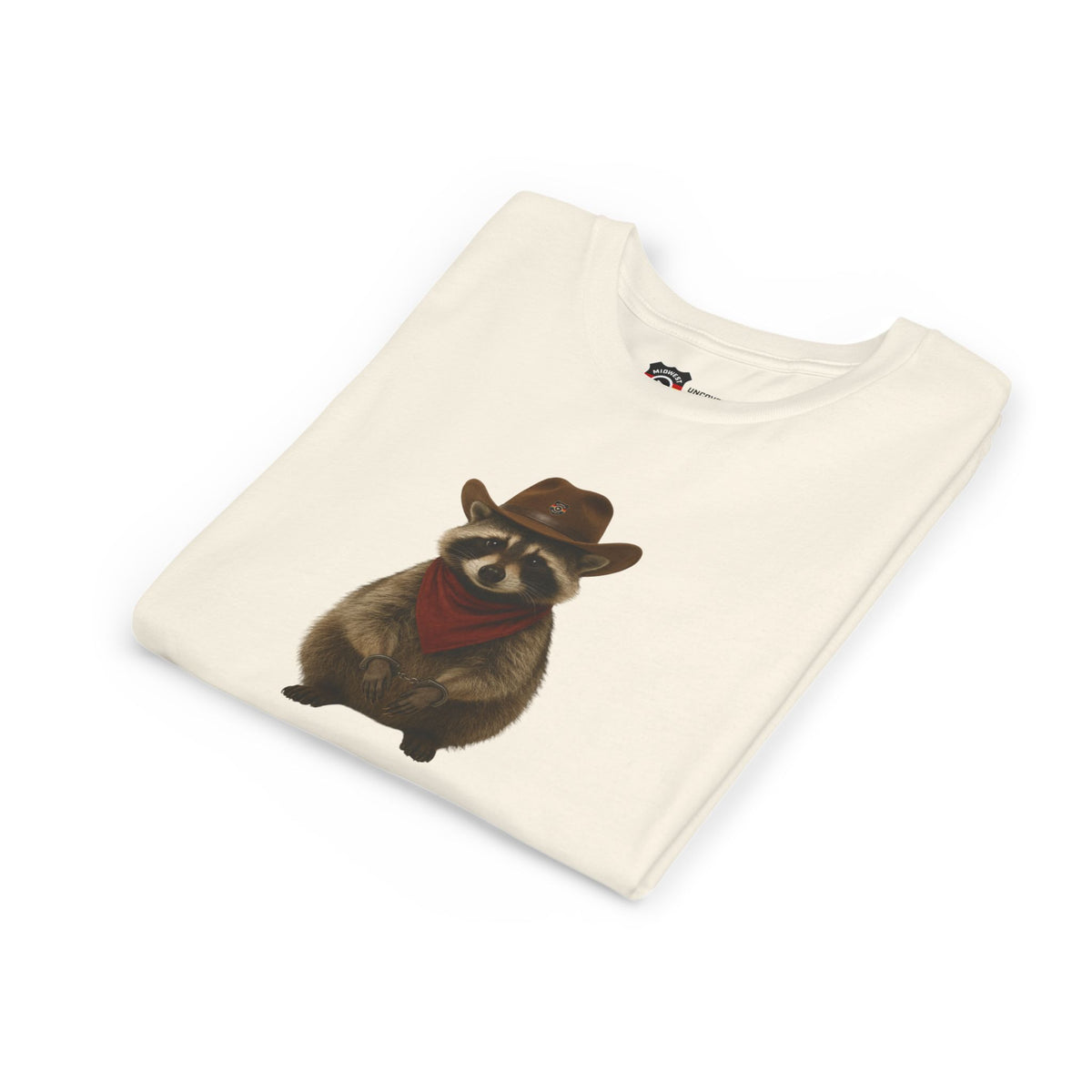 Youth Short Sleeve Tee 'Got Too Wild' Rebel the Raccoon