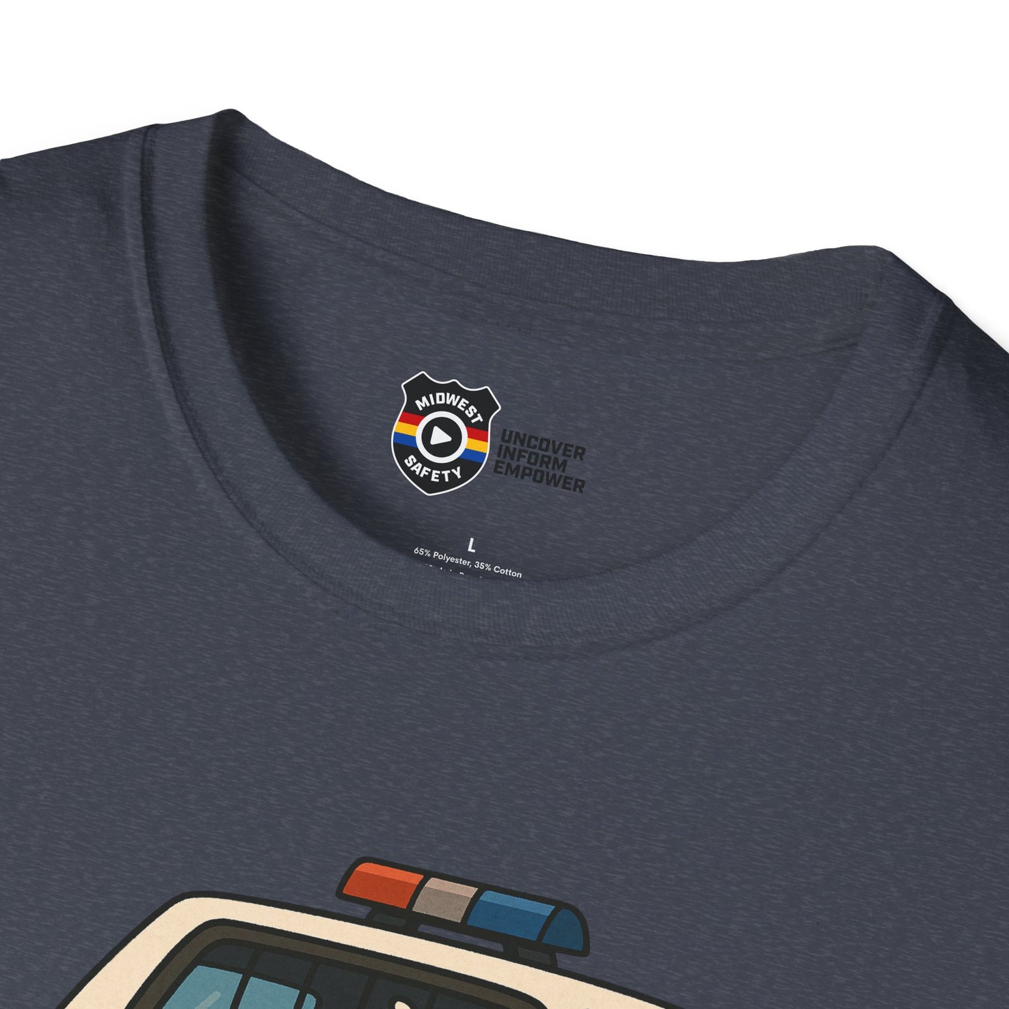 Unisex Softstyle Police Silly T-Shirt - Fun & Quirky Graphic Tee