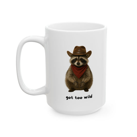 Cute Animal Ceramic Mug - 11oz & 15oz Sizes for Coffee Lovers