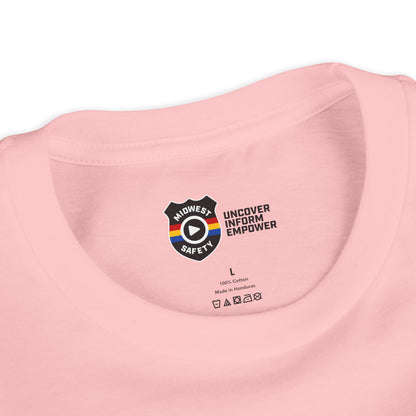 Youth Short Sleeve Tee Funny Police Car, 'Got Too Silly'
