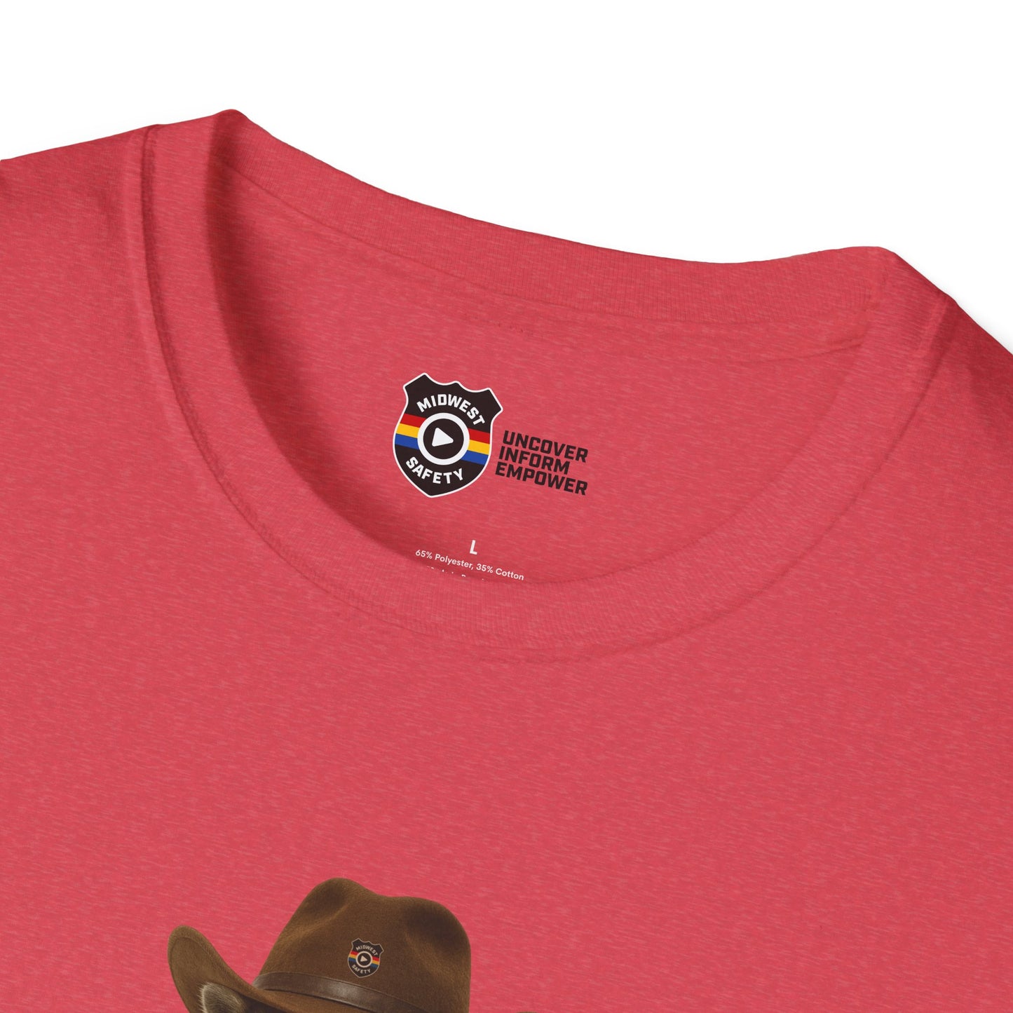 Got Too Wild Raccoon Cowboy Unisex Softstyle T-Shirt