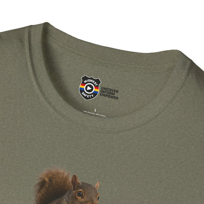 Got Too Nutty Unisex Softstyle Police Silly T-Shirt - Fun & Quirky Graphic Tee
