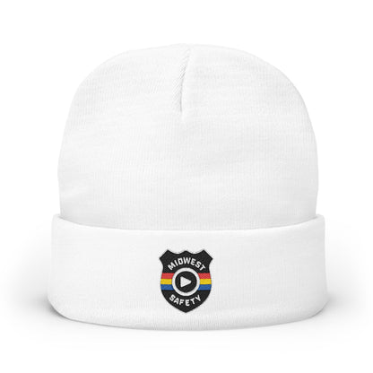 Knit Beanie - Badge Logo (Embroidery)