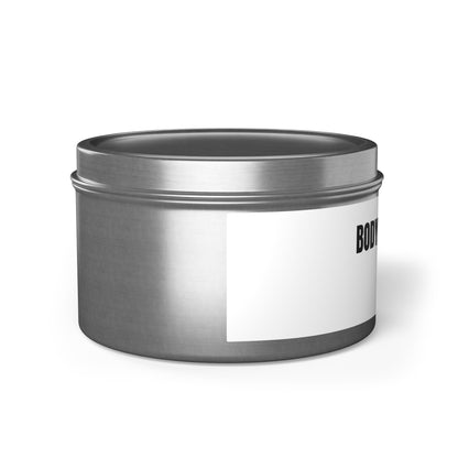Tin Candle — "Bodycam & Chill", Scented Tin Candle (Midwest Safety Logo Design)
