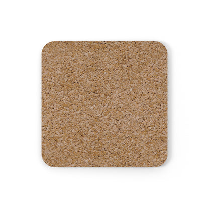 Midwest Safety Cork Back Coaster, Unique Drink Coaster, Home Decor, Gift for Safety Lovers, Barware Accessories, Eco-Friendly Coaster
