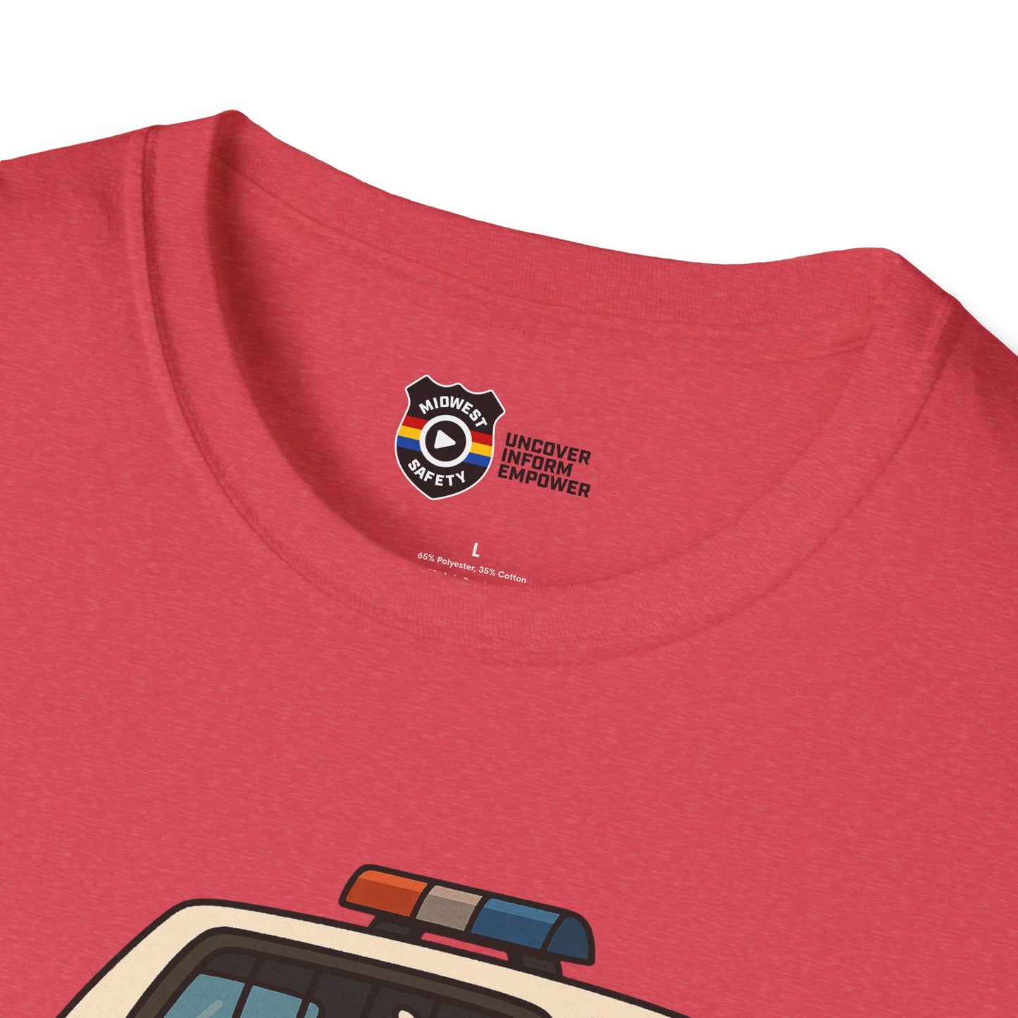 Unisex Softstyle Police Silly T-Shirt - Fun & Quirky Graphic Tee