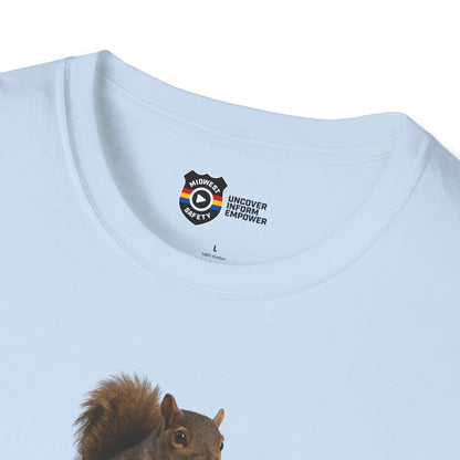 Got Too Nutty Unisex Softstyle Police Silly T-Shirt - Fun & Quirky Graphic Tee
