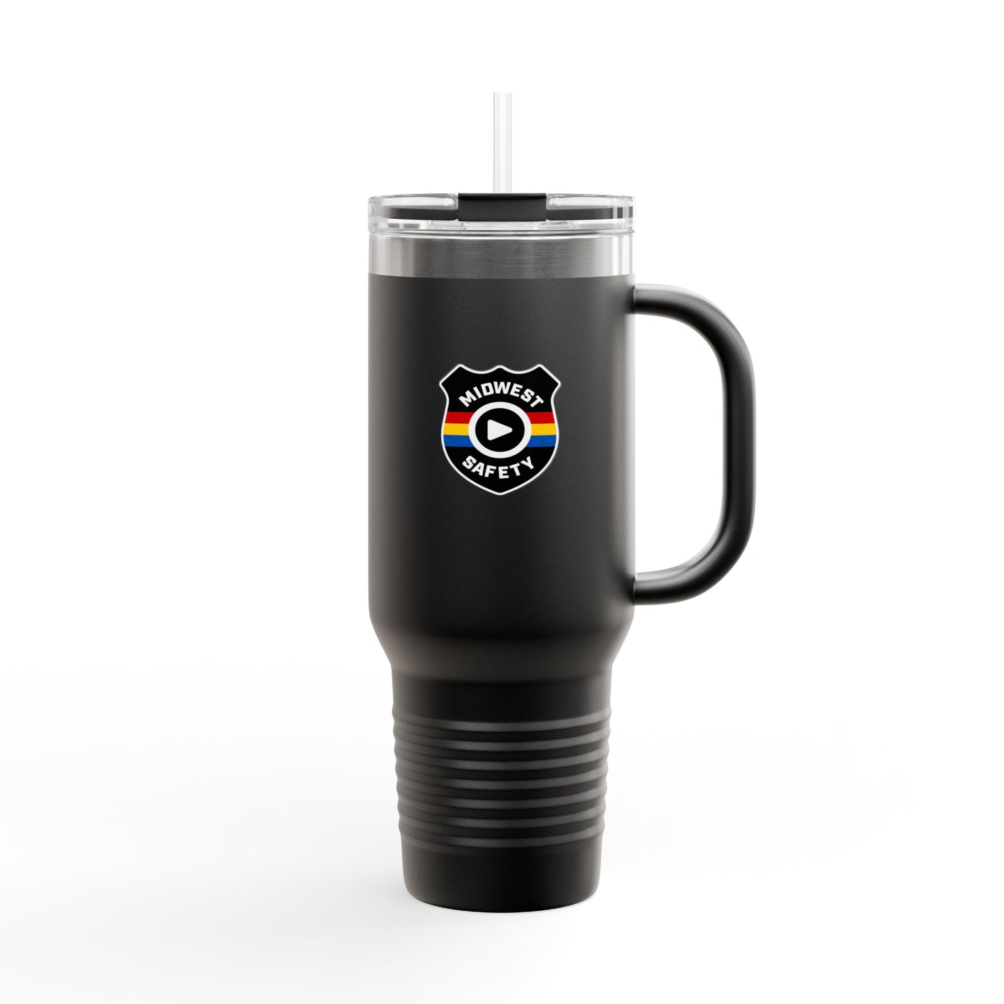 Midwest Safety Insulated Travel Mug - 40oz, Reusable Coffee Cup, Outdoor Adventure Tumbler, Gift for Him/Her, Eco-Friendly Drinkware
