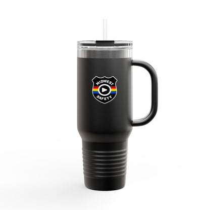 Midwest Safety Insulated Travel Mug - 40oz, Reusable Coffee Cup, Outdoor Adventure Tumbler, Gift for Him/Her, Eco-Friendly Drinkware