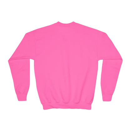 Youth Crewneck Sweatshirt - Cute Logo Design, Cozy Kids Apparel for Everyday Wear, Gifts for Birthdays, Holidays