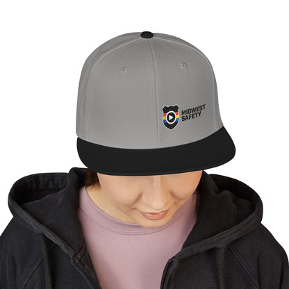Midwest Safety Snapback Hat, Embroidered Cap, Stylish Men’s/Gifts for Him, Casual Go-to Accessory, Everyday Wear, Cool Streetwear