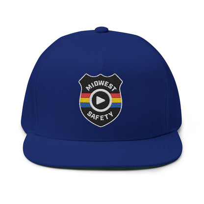 Flat Bill Cap, Baseball Hat (Embroidery)