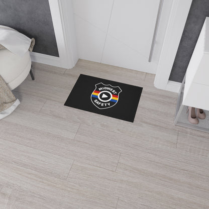 Floor Mat — Midwest Safety Logo Heavy-Duty Welcome Rug