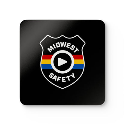 Midwest Safety Corkwood Coaster Set | Durable Drink Coasters for Home Decor, Housewarming Gift, Barware, Kitchen Decor, Eco-Friendly