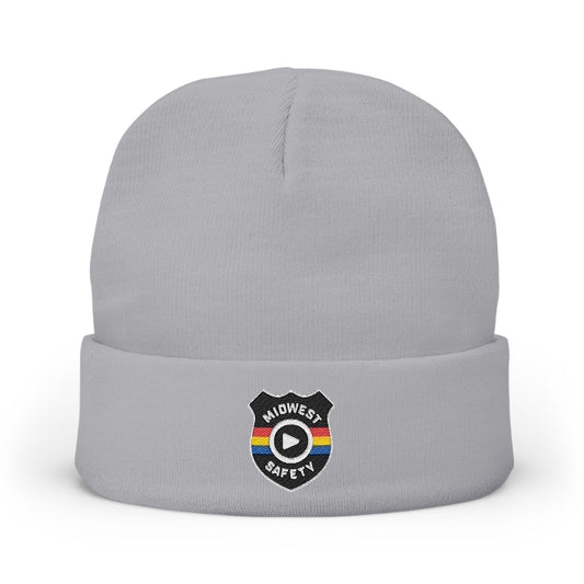 Knit Beanie - Badge Logo (Embroidery)