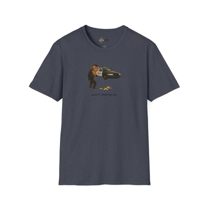 Went Bananas Unisex Softstyle Police Silly T-Shirt - Fun & Quirky Graphic Tee