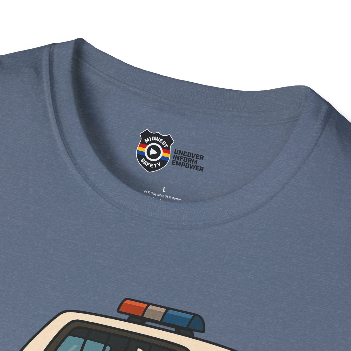 Unisex Softstyle Police Silly T-Shirt - Fun & Quirky Graphic Tee