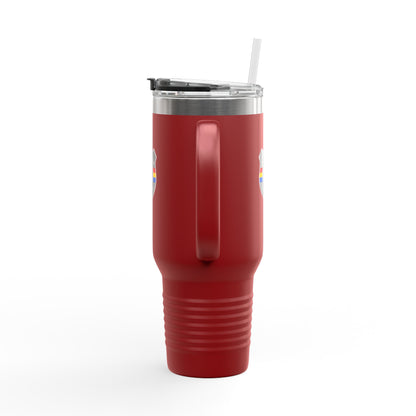 Midwest Safety Insulated Travel Mug - 40oz, Reusable Coffee Cup, Outdoor Adventure Tumbler, Gift for Him/Her, Eco-Friendly Drinkware