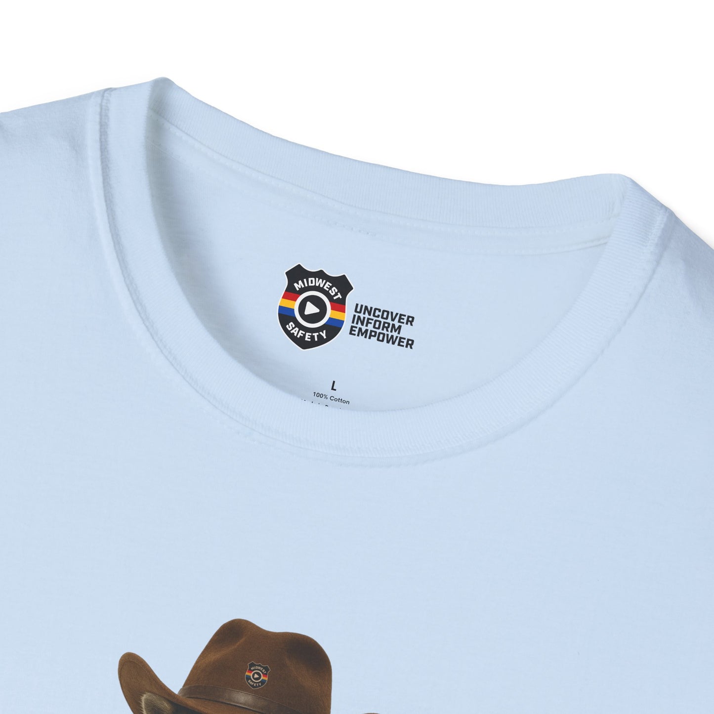 Got Too Wild Raccoon Cowboy Unisex Softstyle T-Shirt