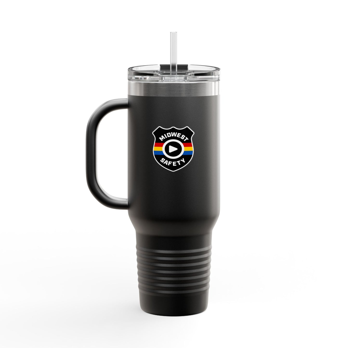 Midwest Safety Insulated Travel Mug - 40oz, Reusable Coffee Cup, Outdoor Adventure Tumbler, Gift for Him/Her, Eco-Friendly Drinkware