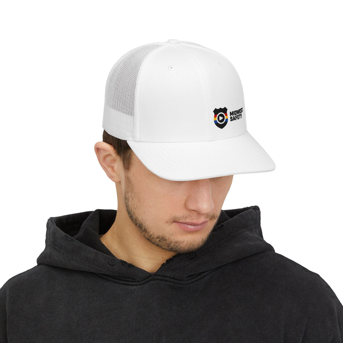 Midwest Safety Logo Snapback Trucker Cap