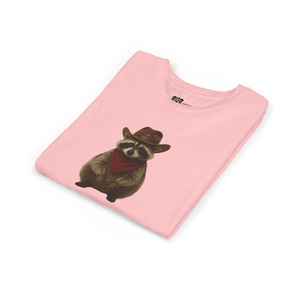 Youth Short Sleeve Tee 'Got Too Wild' Rebel the Raccoon