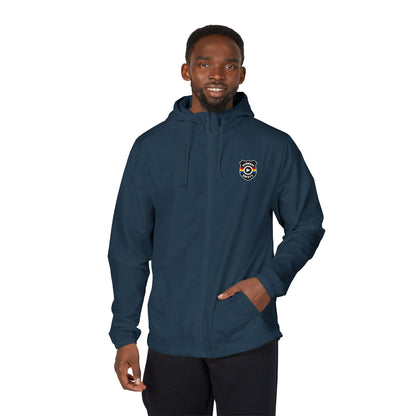 Midwest Safety Logo Windbreaker Jacket — Minimal Full-Zip Hooded Jacket