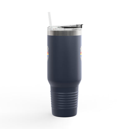 Midwest Safety Insulated Travel Mug - 40oz, Reusable Coffee Cup, Outdoor Adventure Tumbler, Gift for Him/Her, Eco-Friendly Drinkware